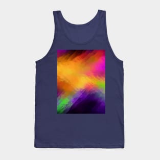 Trippy Psychedelic Fractal Galaxy Abstract Painting Print Pattern Tank Top